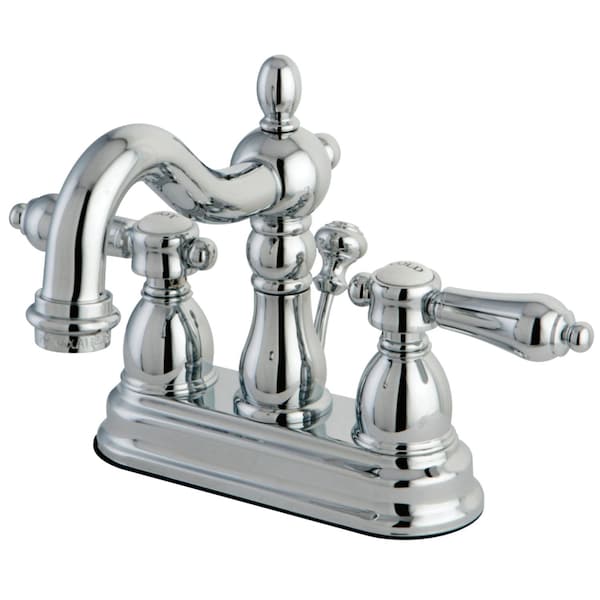 KS1601BAL 4" Centerset Bathroom Faucet, Polished Chrome